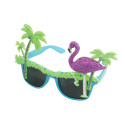 Lunettes Hawai Adulte Plamier & Flamant - Déguisement hawaïen adulte The Duck