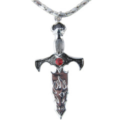 Collier Glaive Gothique Démoniaque