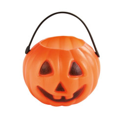 Mini-Pots Citrouille Orange Lot de 6 - Décoration halloween citrouille the duck