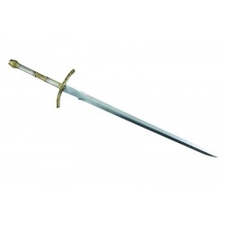 Épée de Chevalier Argentée 96 cm - Déguisement chevalier médiéval the duck