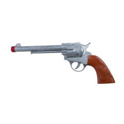 Accessoire de déguisement GENERIQUE pistolet métal 8 coups 15cm