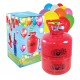 Kit Hélium & Ballons : Bouteille jetable 0.25m3 et 30 Ballons multicolores - Décoration carnaval the duck