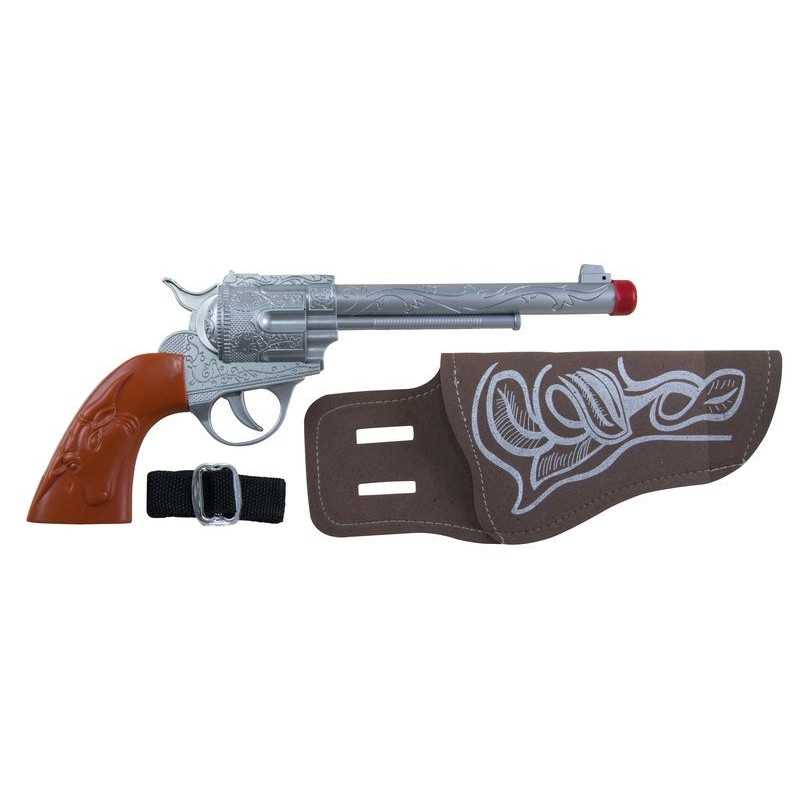 Revolver de Cowboy 28 cm - accessoire deguisement pas cher - Badaboum