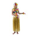 Jupe hawaïenne Beige 80 cm - Déguisement Hawai Carnaval Femme The Duck