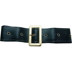 Ceinture Noir Simili Cuir Adulte