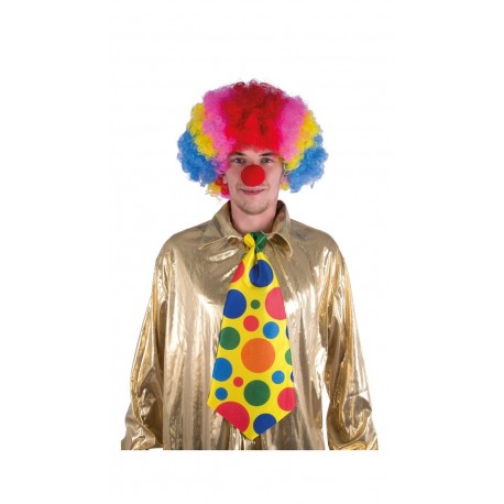 Cravate géante de clown adulte - Déguisement clown carnaval the duck