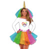 Déguisement de Miss Licorne Multicolore Femme - Costume humour femme the duck