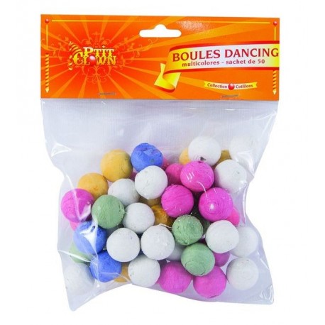 50 Boules Dancing Multicolores - Décoration boules dancing jour de l'an the duck