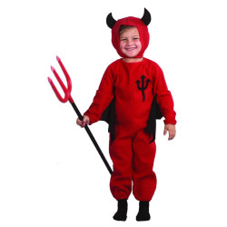 Déguisement de Diable Rouge Bébé - Costume diable halloween enfant the duck