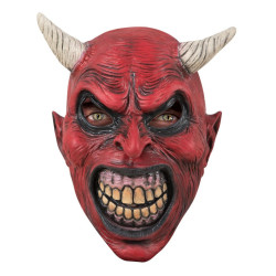 Masque de Diable Rouge Latex Adulte