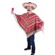 Costume de Mexicain Poncho Adulte - Déguisement mexicain carnaval the duck