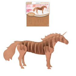 Licorne en Carton 3D à monter 17cm