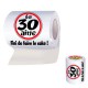 Papier Toilette WC 30aine "Fini de faire le cake !" - Cadeau humoristique anniversaire the duck