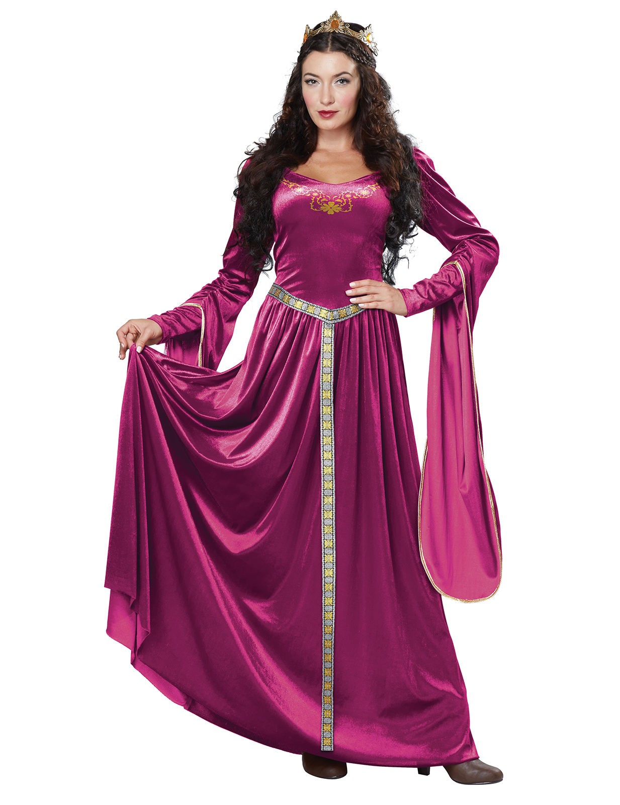 Deguisement robe princesse medievale femme Jadeo